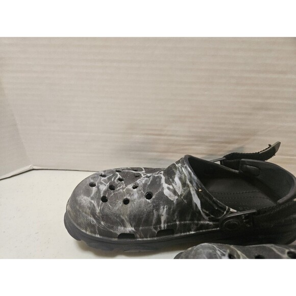 Crocs Classic All Terrain Clog Black Mossy Oak Elements Hunting Mens 8 Womens 6 - Picture 6 of 9